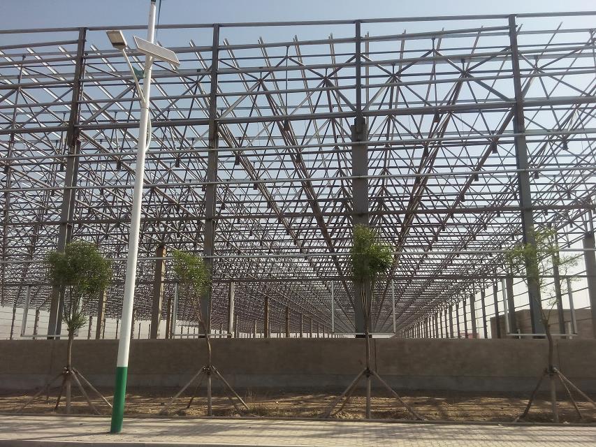 济宁汽车工业厂房网架