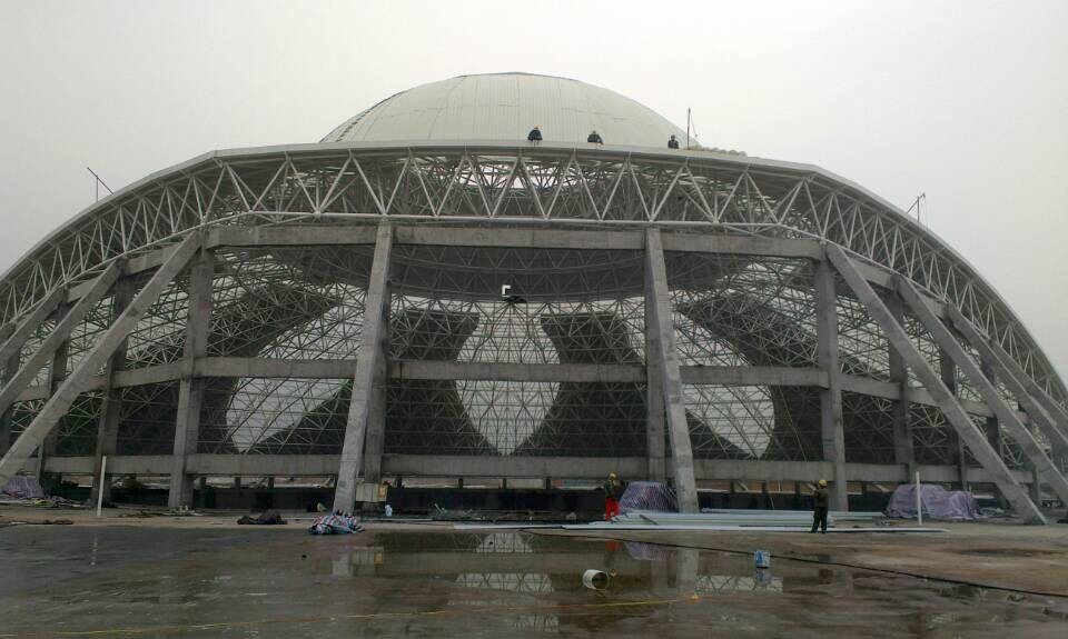 济宁温泉馆网架工程